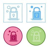 Open Lock Vector Icon