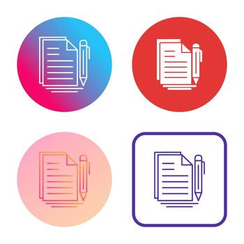 icono de vector de documento