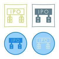 Ipo Vector Icon