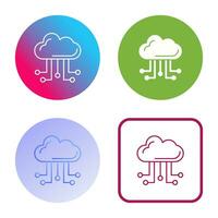 Cloud Computing Vector Icon