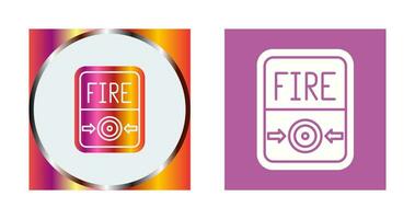 Fire Button Vector Icon