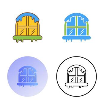 icono de vector de ventana