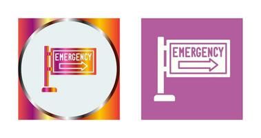Emergency Sign Vector Icon