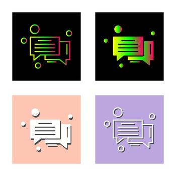 icono de vector de burbuja de mensaje