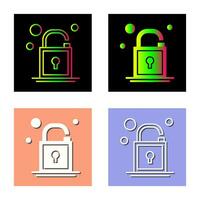 Open Lock Vector Icon