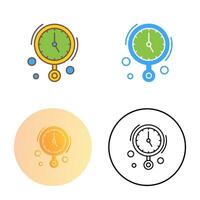 Wall Clock Vector Icon