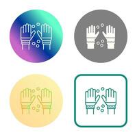 Winter Gloves Vector Icon