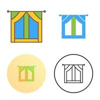icono de vector de ventana
