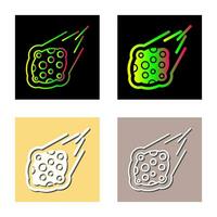 Meteorite Vector Icon