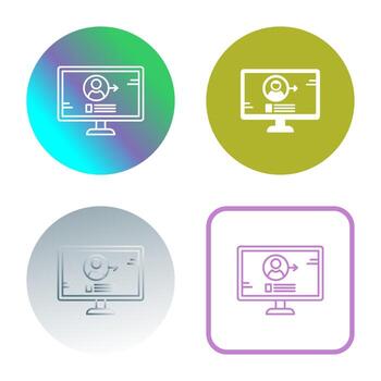 iniciar sesión en icono de vector