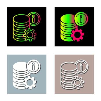 icono de vector de datos