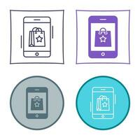 Online Shopping Vector Icon