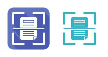 Scan Vector Icon