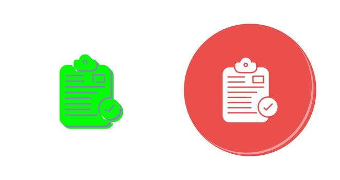 Secure Notepad Vector Icon
