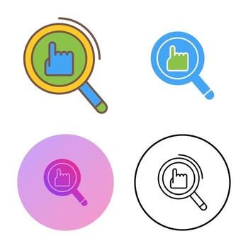 icono de vector de selección rápida