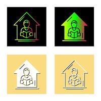 Home Learning Vector Icon