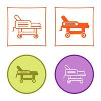 Hospital Bed Vector Icon