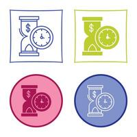 Time is Money Vector Icon