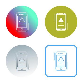 icono de vector de error