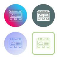 Cloud Computing Vector Icon