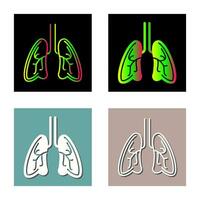 Lungs Vector Icon