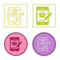 Online Course Vector Icon