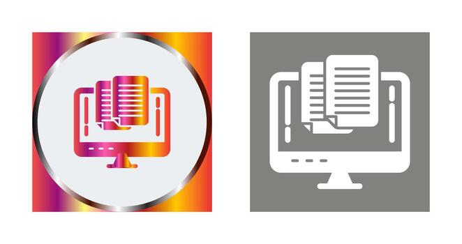 pegar icono vectorial vector