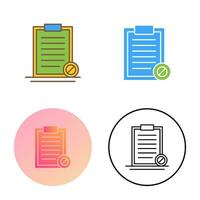 Prohibition Vector Icon