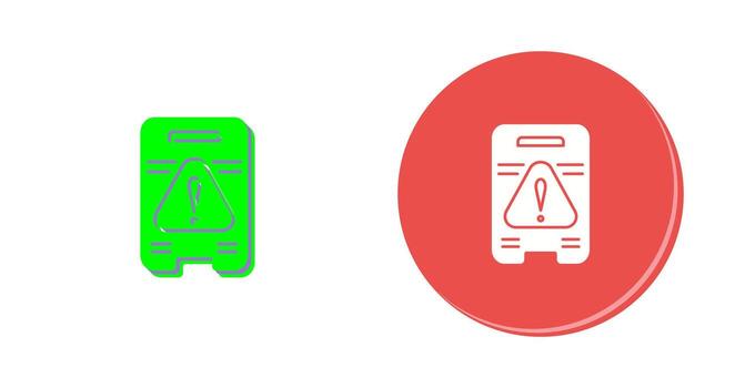 Caution Sign Vector Icon