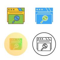 Magnifying Glass Vector Icon