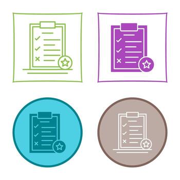 Task List Vector Icon