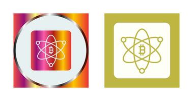 Bitcoin Science Vector Icon