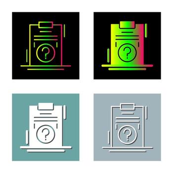 Question Vector Icon