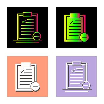quitar icono de vector