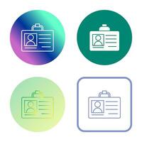 Id Card Vector Icon