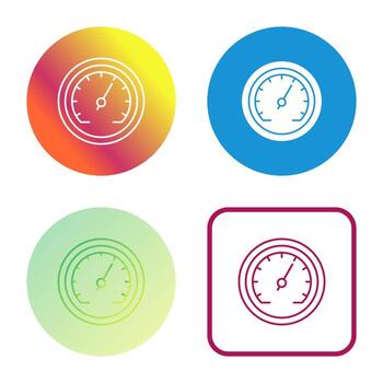 icono de vector de velocímetro