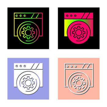 icono de vector de configuración