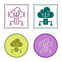 Cloud Computing Vector Icon