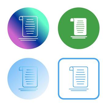 icono de vector de documento