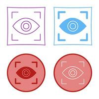 Eye Scan Vector Icon