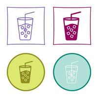 Cold Drink Vector Icon