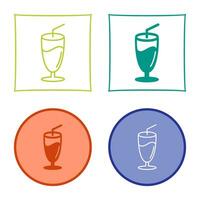 Milkshake Vector Icon