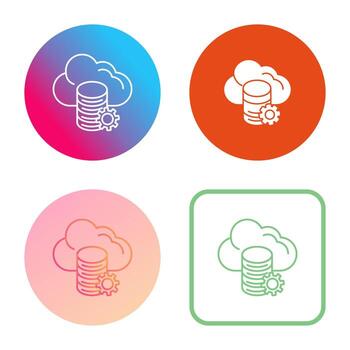 Cloud Data Vector Icon