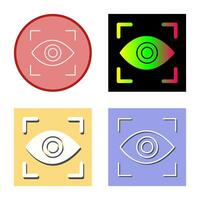 Eye Scan Vector Icon