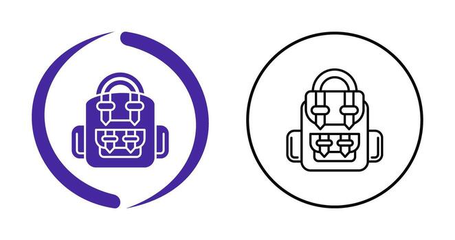 Backpack Vector Icon