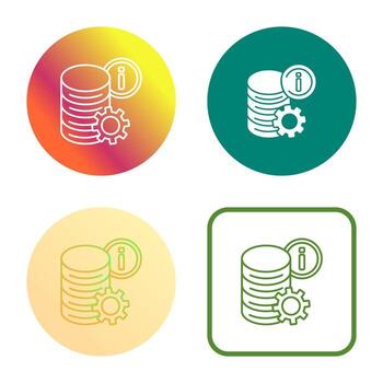 icono de vector de datos