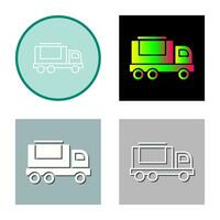 Cargo Truck Vector Icon