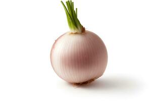 Cocktail onion on white background photo