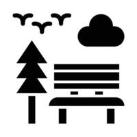 Park Vector Glyph Icon For Personal And Commercial Use.