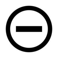 Do Not Enter Vector Glyph Icon For Personal And Commercial Use.